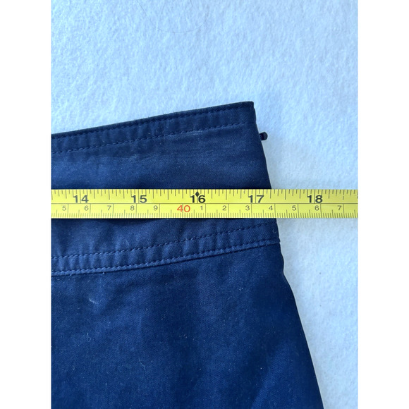 Nautica Skirt 8 Navy Blue Pleated Hem Sailor Boat Skirt Classic Brunch‎ Skirt - Picture 3 of 6